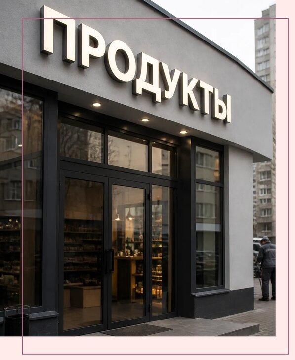 Объемные буквы для магазина в Краснотурьинске по цене от 4785 р. | Аванза-Кту