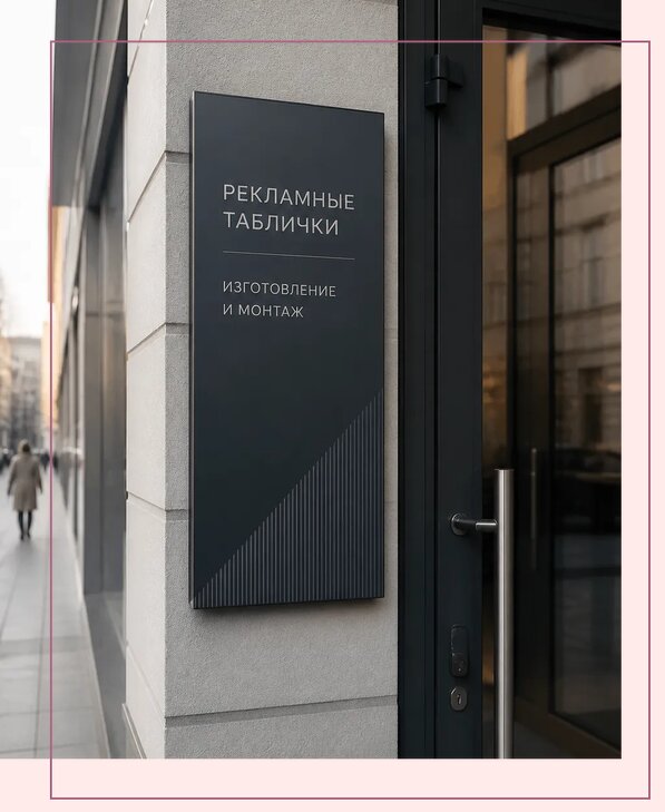 Рекламные таблички в Краснотурьинске по цене от 4785 р. | Аванза-Кту