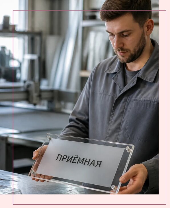 Таблички из оргстекла на заказ в Краснотурьинске от 4147 р. | Аванза-Кту