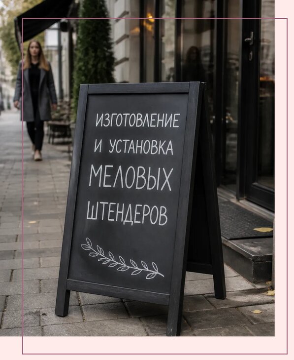 Меловые штендеры в Краснотурьинске по цене от 6911 р. | Аванза-Кту